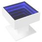 Preview: LED-Couchtisch Weiß 50x50x45 cm Holzwerkstoff