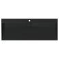 Preview: Waschbecken 120x46x11 cm Mineralguss/Marmorguss Mattschwarz
