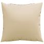 Preview: Sofakissen 4 Stk. Beige 50x50 cm Stoff