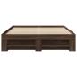Preview: Bettgestell ohne Matratze Braun Eiche 140x190 cm Holzwerkstoff