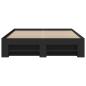 Preview: Bettgestell Schwarz 135x190 cm Holzwerkstoff