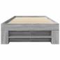 Preview: Bettgestell Grau Sonoma 75x190 cm Holzwerkstoff