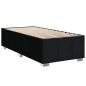 Preview: Boxspringbett mit Matratze Schwarz 90x200 cm Stoff