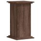 Preview: Pflanzenständer Braun Eichen-Optik 33x33x60 cm Holzwerkstoff