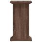 Preview: Pflanzenständer Braun Eichen-Optik 33x33x60 cm Holzwerkstoff