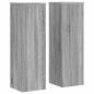 Preview: Pflanzenständer 2 Stk. Grau Sonoma 25x25x80 cm Holzwerkstoff