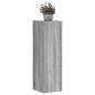 Preview: Pflanzenständer 2 Stk. Grau Sonoma 25x25x80 cm Holzwerkstoff