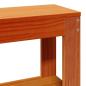 Preview: Massivholzbett ohne Matratze Wachsbraun 90x190 cm Kiefernholz