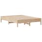 Preview: Massivholzbett ohne Matratze 150x200 cm Kiefernholz
