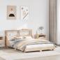 Preview: ARDEBO.de - Massivholzbett ohne Matratze 150x200 cm Kiefernholz