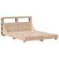 Preview: Massivholzbett ohne Matratze 150x200 cm Kiefernholz