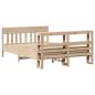 Preview: Massivholzbett ohne Matratze 150x200 cm Kiefernholz