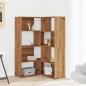 Preview: Eck-Bücherregal 4 Etagen Artisan-Eiche 85x85x140 Holzwerkstoff