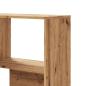 Preview: Eck-Bücherregal 4 Etagen Artisan-Eiche 85x85x140 Holzwerkstoff