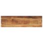 Preview: ARDEBO.de - Tischplatte 100x20x2,5 cm Rechteckig Raues Massivholz Mango