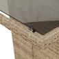 Preview: 9-tlg. Garten-Bistro-Set mit Kissen Braun Poly Rattan