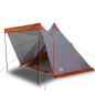 Preview: Tipi-Familienzelt 6 Personen Grau Wasserdicht