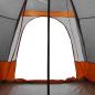Preview: Tipi-Familienzelt 6 Personen Grau Wasserdicht