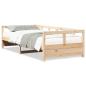 Preview: Tagesbett Natur 80x200 cm Massivholz Kiefer