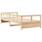 Preview: Tagesbett Natur 80x200 cm Massivholz Kiefer