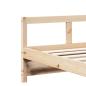 Preview: Tagesbett Natur 80x200 cm Massivholz Kiefer