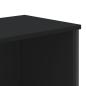 Preview: Bücherregal Schwarz 80x31x169 cm Holzwerkstoff