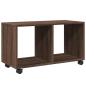 Preview: Rollschrank Braun Eichen-Optik 72x33x42,5 cm Holzwerkstoff