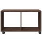 Preview: Rollschrank Braun Eichen-Optik 72x33x42,5 cm Holzwerkstoff