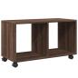 Preview: Rollschrank Braun Eichen-Optik 72x33x42,5 cm Holzwerkstoff