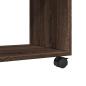 Preview: Rollschrank Braun Eichen-Optik 72x33x42,5 cm Holzwerkstoff