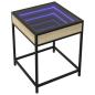 Preview: Nachttisch mit Infinity-LED Sonoma-Eiche 40x40x51 cm