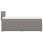 Preview: Boxspringbett mit Matratze Taupe 90x200 cm Stoff