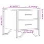 Preview: Nachttische 2 Stk. Eichen-Optik 40x41x40 cm Holzwerkstoff
