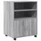Preview: Rollschrank Grau Sonoma 60x48x81 cm Holzwerkstoff