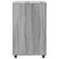 Preview: Rollschrank Grau Sonoma 60x48x81 cm Holzwerkstoff