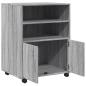Preview: Rollschrank Grau Sonoma 60x48x81 cm Holzwerkstoff