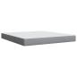 Preview: Boxspringbett mit Matratze Hellgrau 180x200 cm Stoff