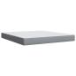 Preview: Boxspringbett mit Matratze Hellgrau 180x200 cm Stoff
