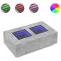 Preview: Couchtisch mit Infinity-LED Betongrau 116x69x40 cm