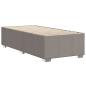 Preview: Bettgestell Taupe 80x200 cm Stoff