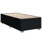 Preview: Boxspringbett mit Matratze Schwarz 80x200 cm Stoff