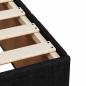 Preview: Boxspringbett mit Matratze Schwarz 80x200 cm Stoff