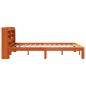 Preview: Massivholzbett ohne Matratze Wachsbraun 135x190 cm Kiefernholz