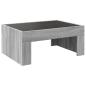 Preview: Couchtisch mit Infinity-LED Grau Sonoma 70x50x30 cm