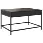 Preview: Couchtisch mit Infinity-LED Schwarz 70x50x41 cm