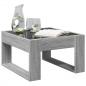 Preview: Couchtisch mit Infinity-LED Grau Sonoma 50x53x30 cm