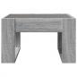 Preview: Couchtisch mit Infinity-LED Grau Sonoma 50x53x30 cm