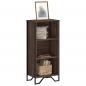 Preview: ARDEBO.de - Bücherregal Braun Eichen-Optik 50x31x106 cm Holzwerkstoff