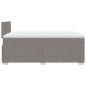 Preview: Boxspringbett mit Matratze Taupe 120x190 cm Stoff