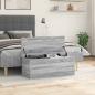Preview: Truhe Grau Sonoma 90x35x35 cm Holzwerkstoff